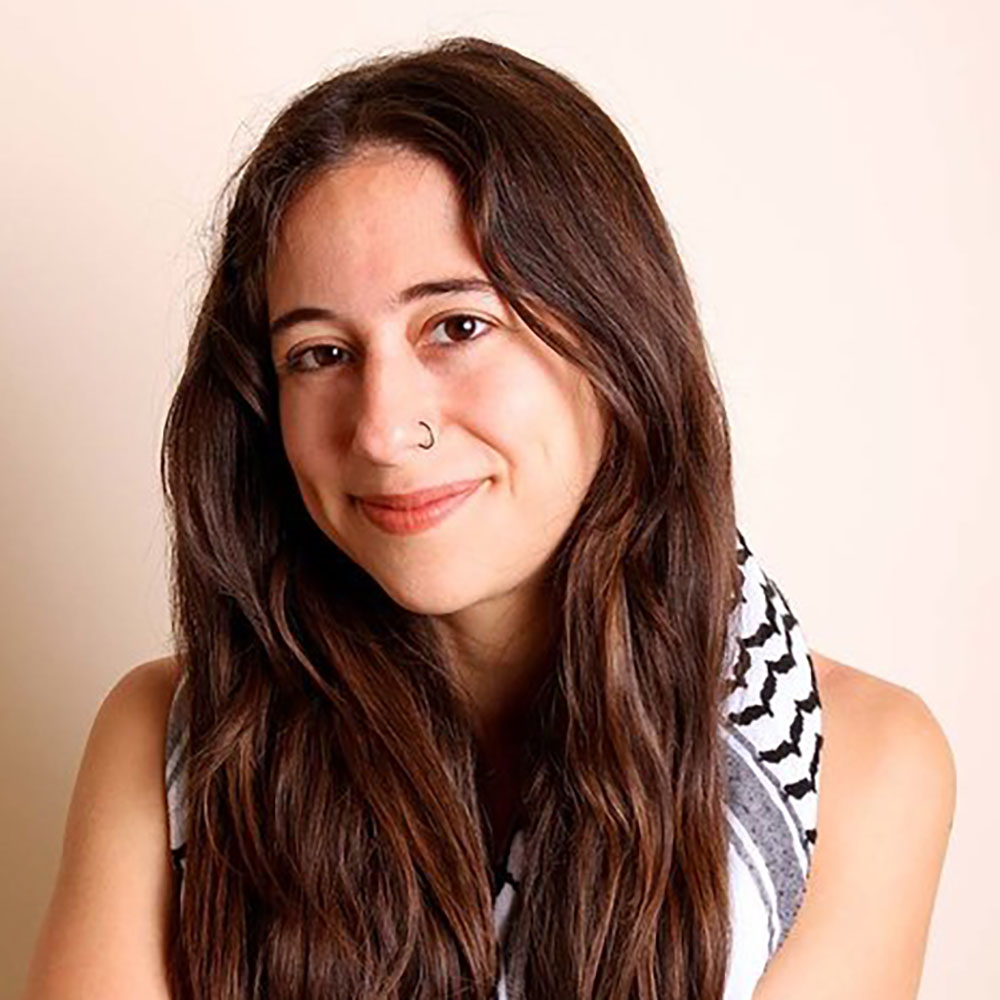 smiling brunette woman